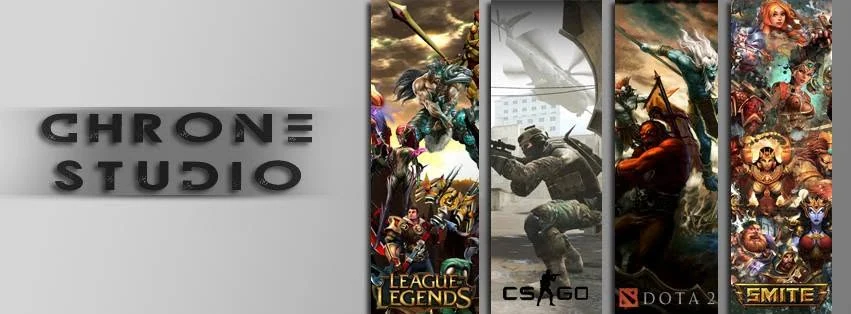 Chrone Studio banner: League of Legends, CS:GO, Dota 2, SMITE